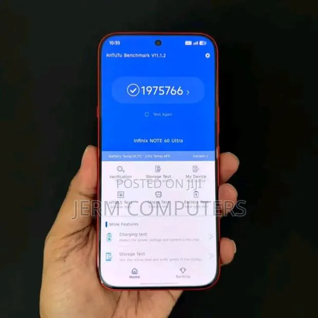 New Infinix Note 60 Ultra 512 GB Red · Photo 1