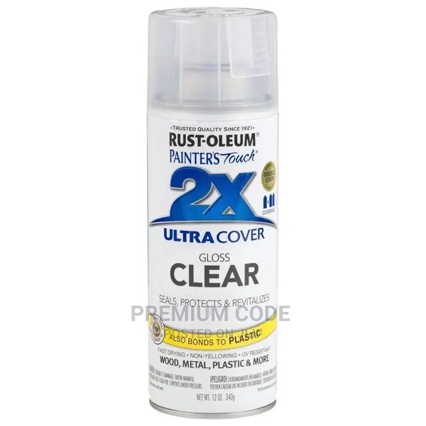 Clear Gloss Topcoat Spray 2x Rust-oleum 249117 · Photo 1