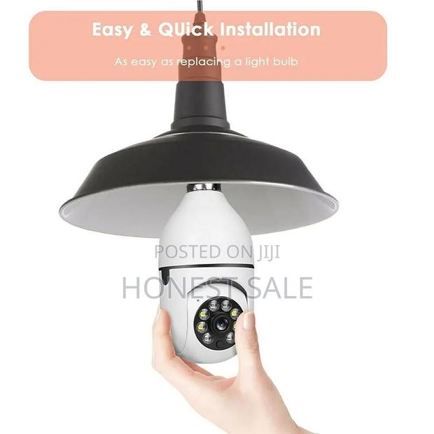 360° Light Bulb Camera Night Smart Home Wireless Security · Photo 1