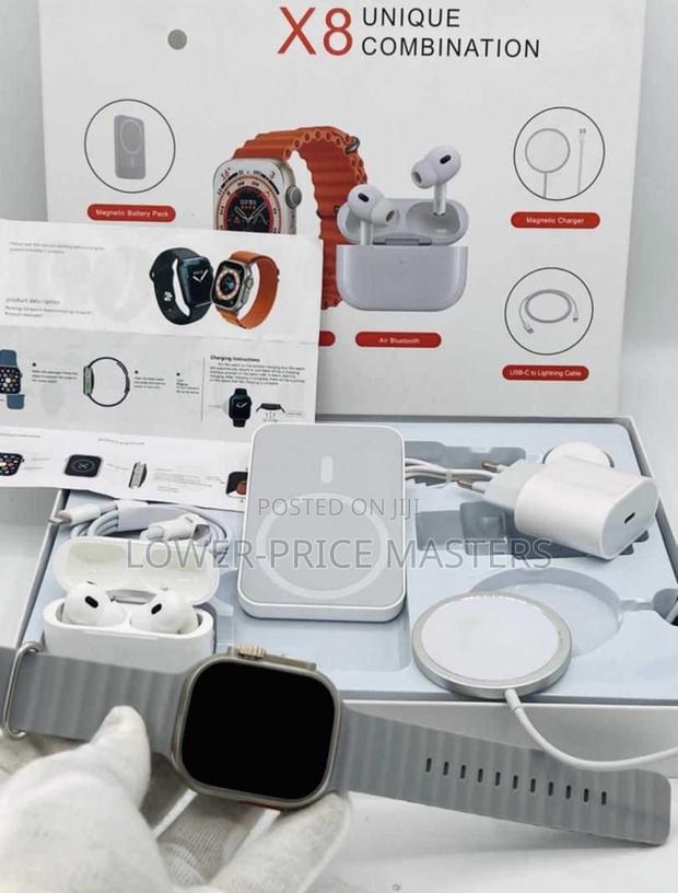 X8 Unique Combination Smartwatch With Powerbank/ Airpods · Photo 1