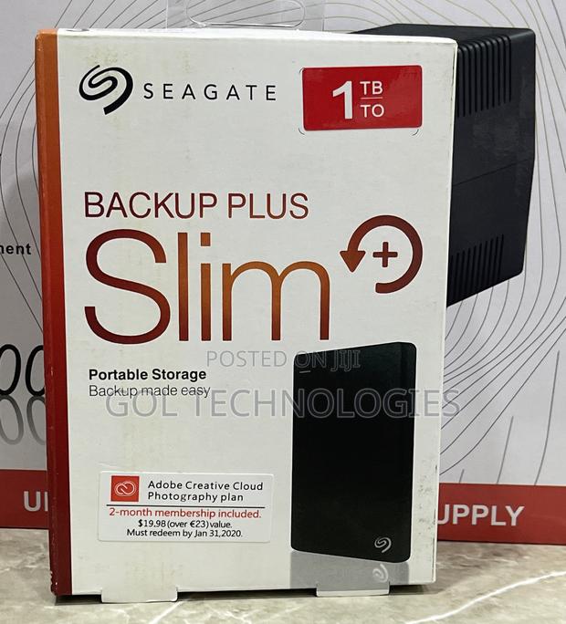 Seagate 1 Tb External Hard Disk Drives Backup Plus Slim · Photo 2