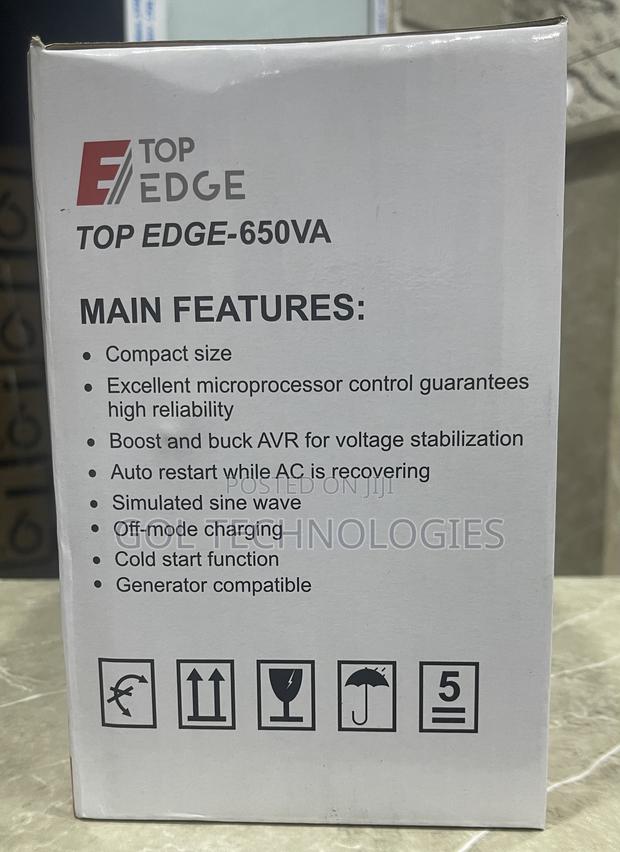 Top Edge-650va UPS With Automatic Voltage Regulator · Photo 2