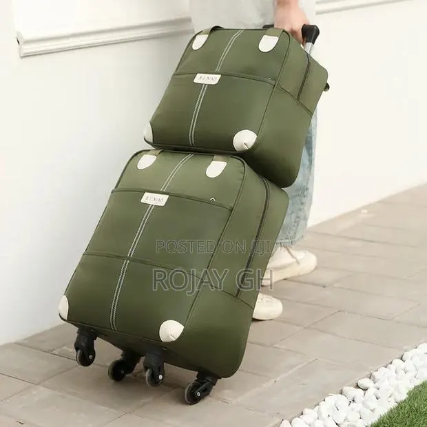 2 in 1 Travel Luggage Bag - Army Green · Photo 1