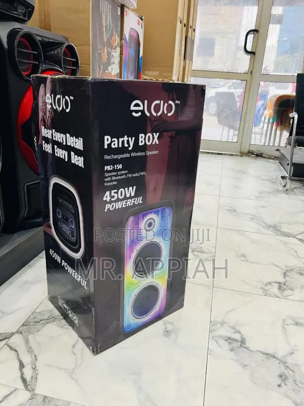 Buy Unique Eldo Pb2-150 Double 8" Party Box Rechargeable Speaker. · Photo 1