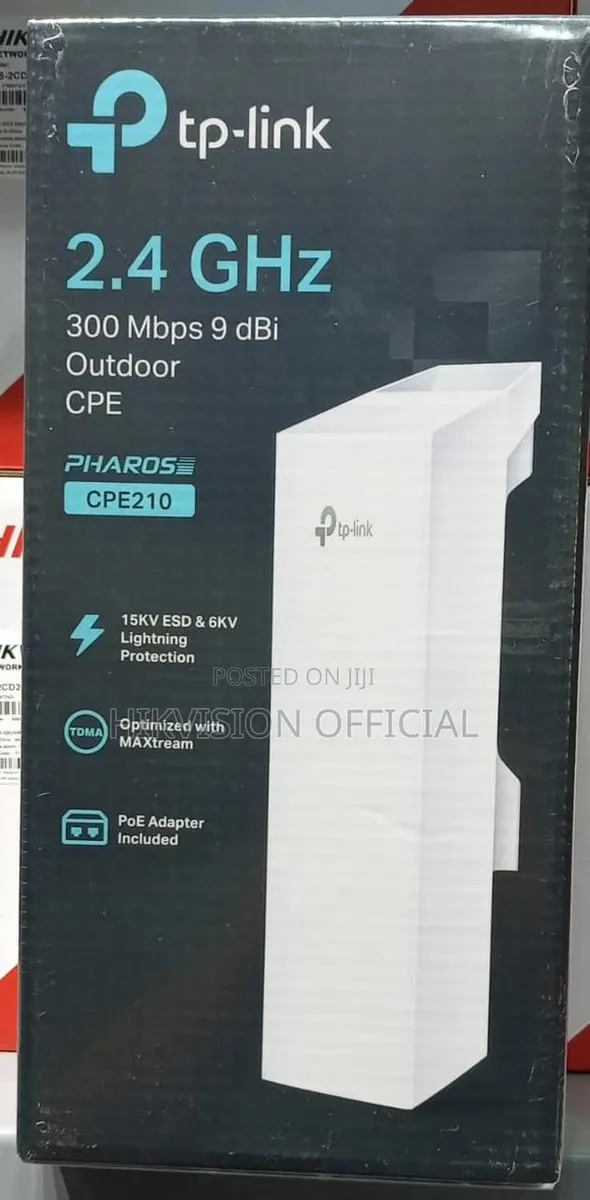 Cpe210=2.4ghz 300mbps 9dbi Outdoor Cpe=Tenda · Photo 1
