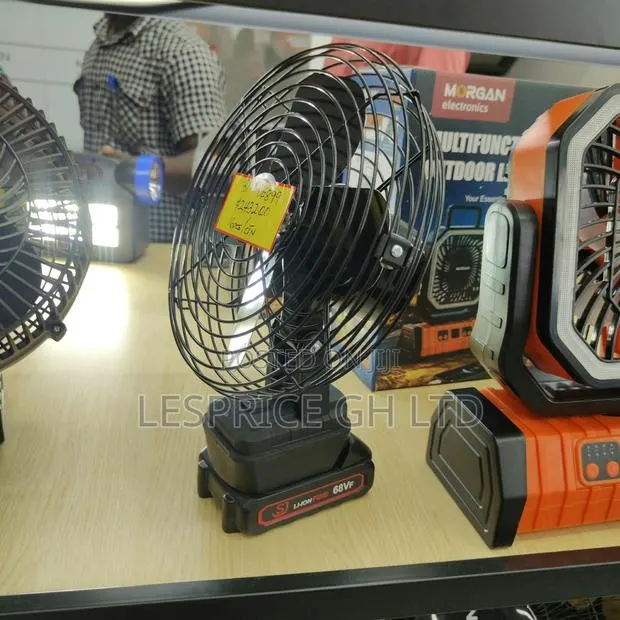 Hugely Discounted Cordless Rechargeable Heavy Duty Desk Fan · Photo 1