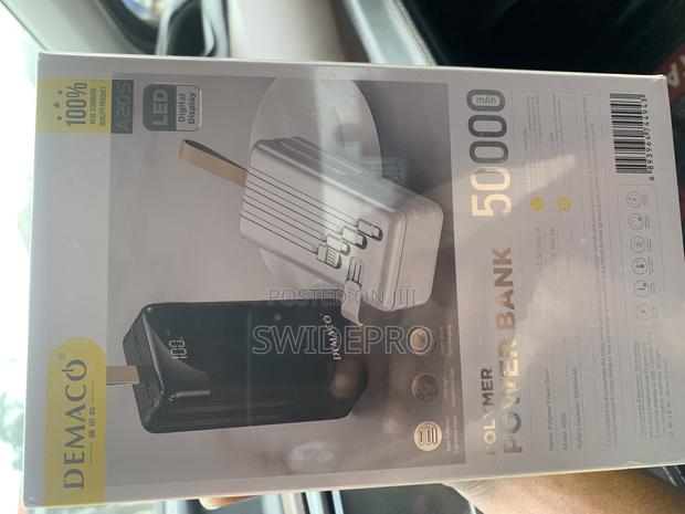 50,000mah Capacity Demaco Led Display Polymer Power Bank · Photo 2