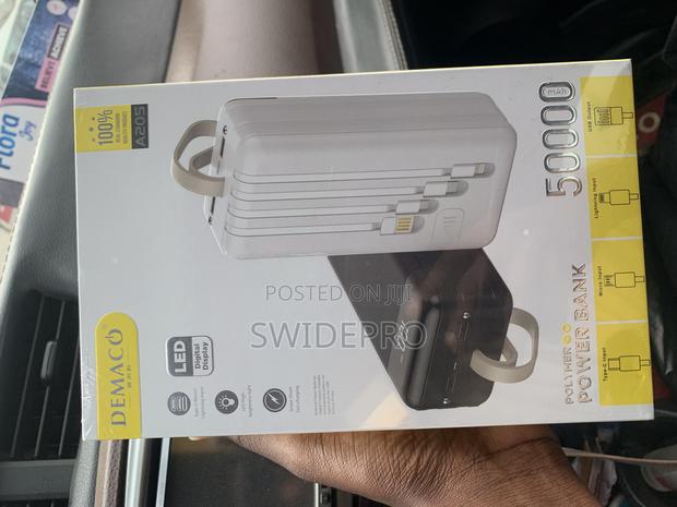 50,000mah Capacity Demaco Led Display Polymer Power Bank · Photo 1