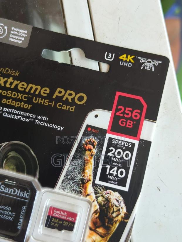 Sandisk Extreme Pro 256gb 200mbps Micro Sd Card · Photo 2