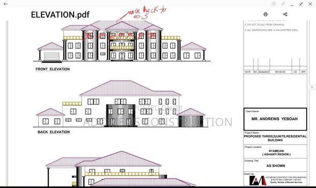Architectural Drawings/ Plan Construction Works. · Photo 7