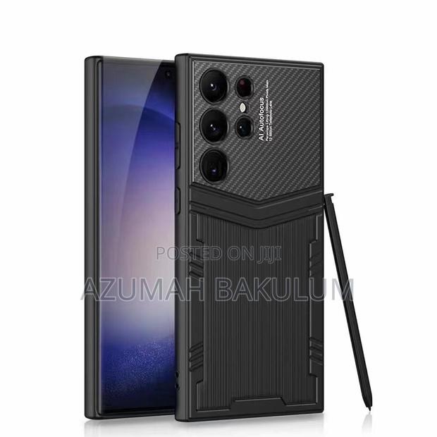 Galaxy S24 Ultra Carbon Fibre Pattern TPU Cover · Photo 2