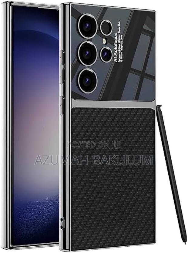 Galaxy S24 Ultra Carbon Fibre Pattern TPU Cover · Photo 4