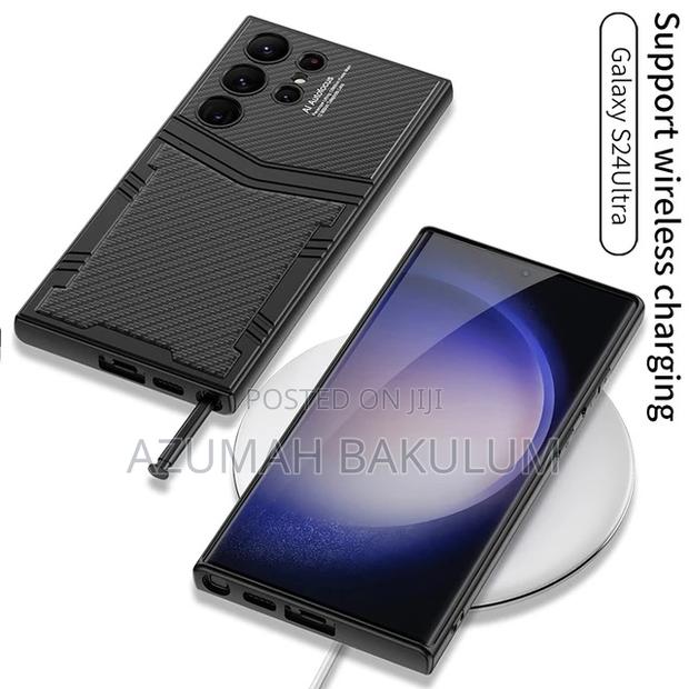 Galaxy S24 Ultra Carbon Fibre Pattern TPU Cover · Photo 7