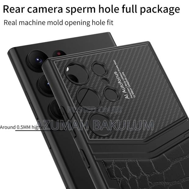 Galaxy S24 Ultra Carbon Fibre Pattern TPU Cover · Photo 6