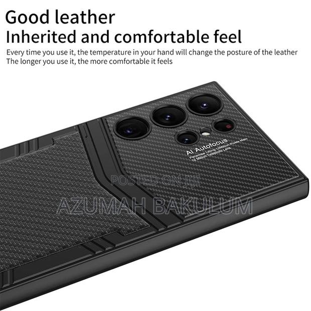 Galaxy S24 Ultra Carbon Fibre Pattern TPU Cover · Photo 5