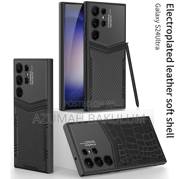 Galaxy S24 Ultra Carbon Fibre Pattern TPU Cover · Photo 1