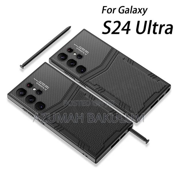 Galaxy S24 Ultra Carbon Fibre Pattern TPU Cover · Photo 3