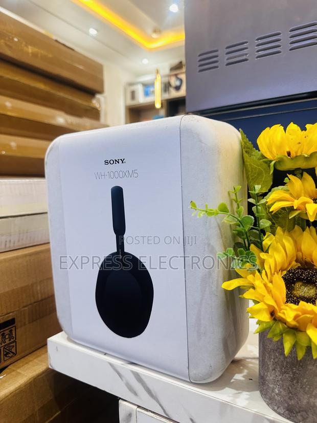 Sleek Black Headphones Sony Wh-1000xm5 · Photo 1