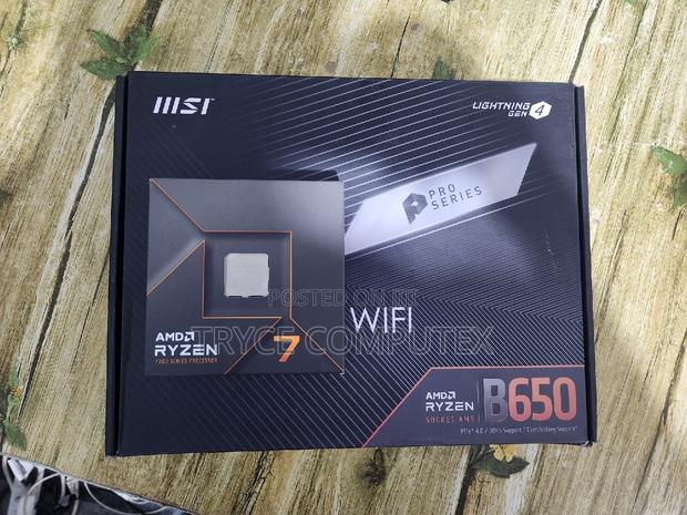 Amd Ryzen 7 7700x Upto 4.5ghz and Msi Motherboad Bundle · Photo 1