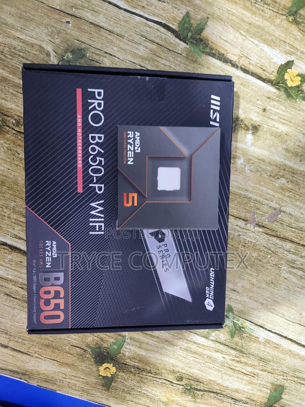 AMD Ryzen 5 7600x Upto 5.30ghz and Msi Motherboard · Photo 1