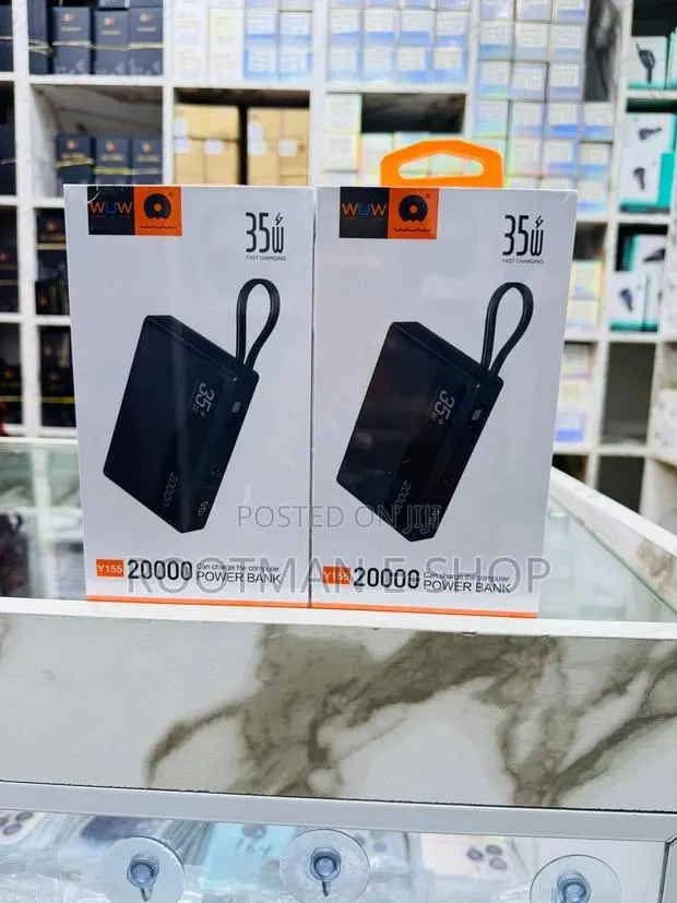 External Battery Wuw Y155 35w 20000mah Black · Photo 1