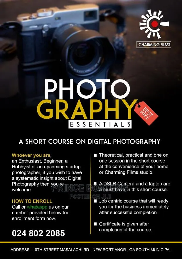 Photograhy and Video Class. Short Courses. · Photo 1
