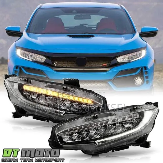 Honda Civic 2017 2018 2019 LED Headlights Pair · Photo 1