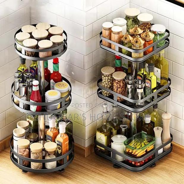 3tier Rotating Seasoning Rack · Photo 1