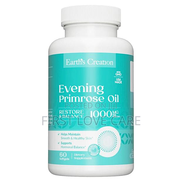 Earth Creation Evening Primrose Oil 1000mg · Photo 1