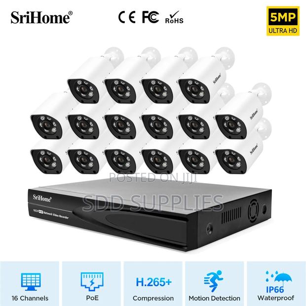 Srihome 5mp 16 Channels Nvr+ 3mp Bullet Poe NVR Kit · Photo 1