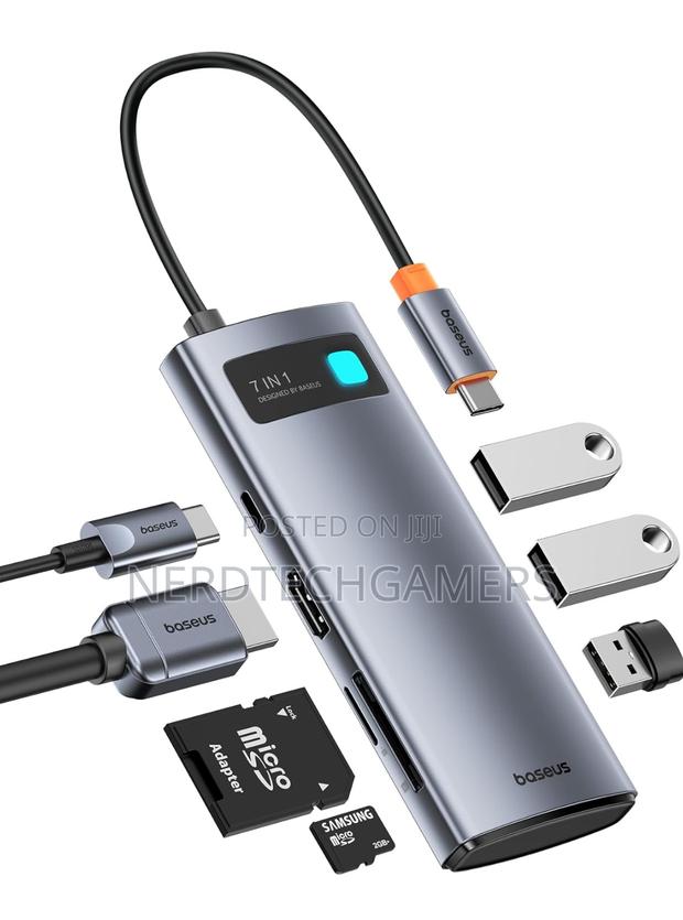 Baseus USB C Hub, at 60hz HDMI USB C Docking Station, · Photo 2