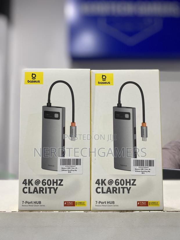 Baseus USB C Hub, at 60hz HDMI USB C Docking Station, · Photo 1