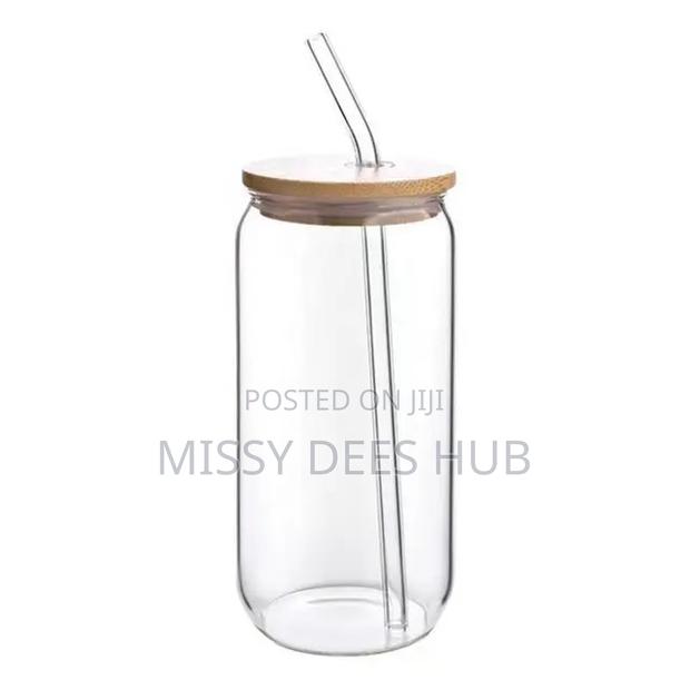 500ml Glass Cup With Glass Straw · Photo 1