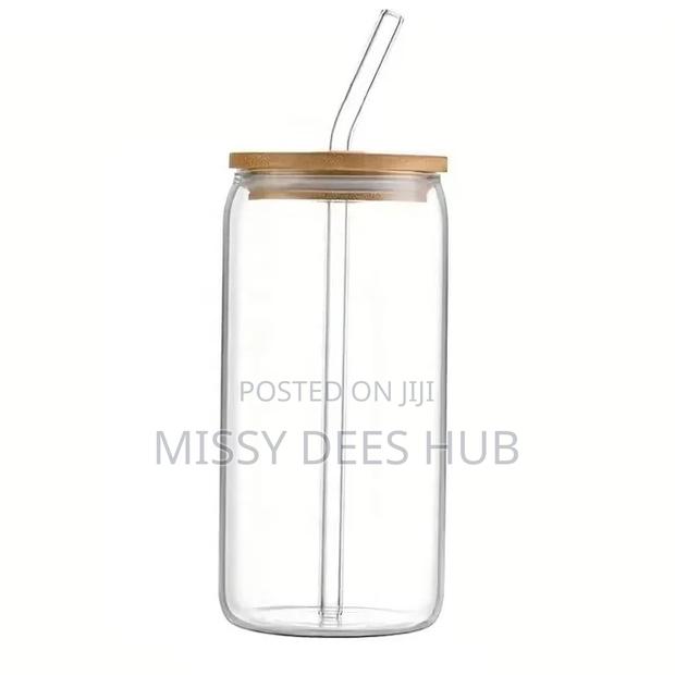 500ml Glass Cup With Glass Straw · Photo 3