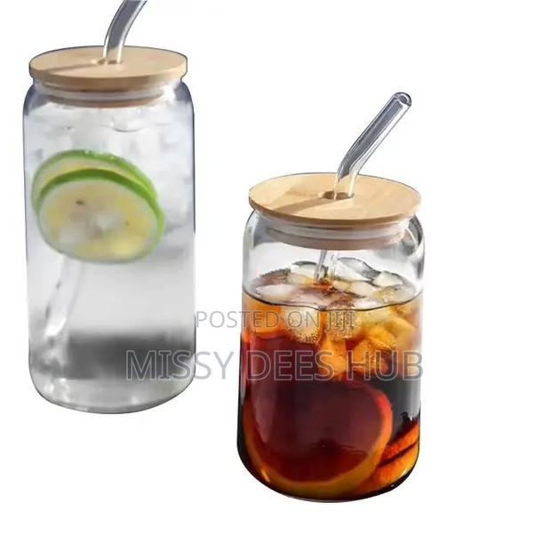 500ml Glass Cup With Glass Straw · Photo 5