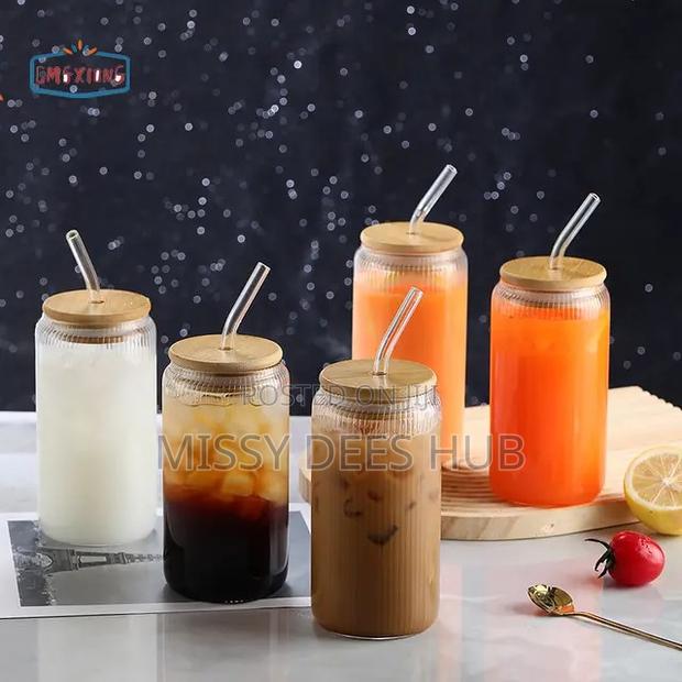 500ml Glass Cup With Glass Straw · Photo 7