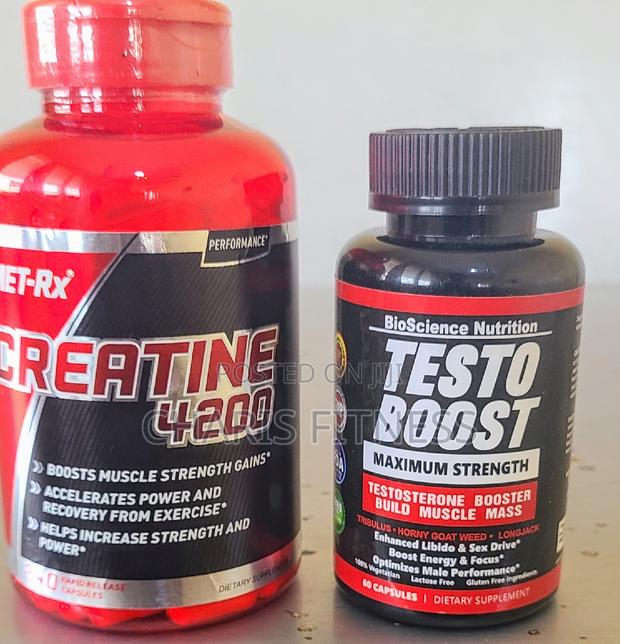 Creatine 4200 + Testo Boost (Perfect Combination for Muscle) · Photo 1