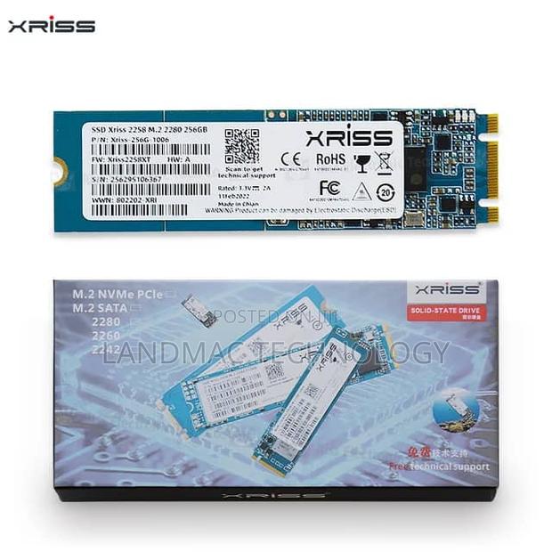 Xriss SSD 256gb M.2 Sata Solid State Drive Double Cut · Photo 1