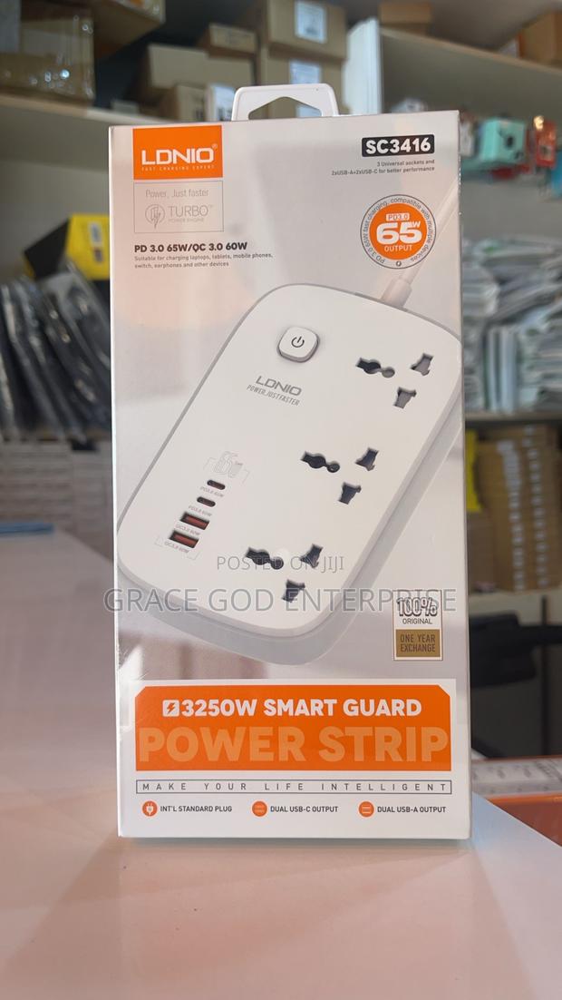 LDNI0 High Wattage Power Strip With 65W Gan Charging · Photo 1