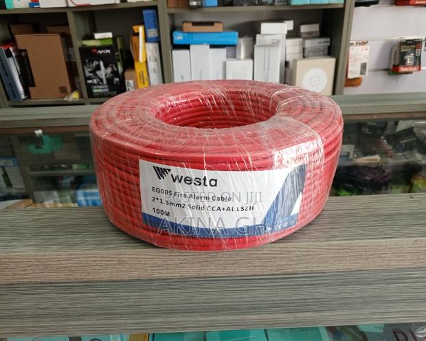Westa Eg005 Fire Alarm Cable 2*1.5mm Solid Cca 100m · Photo 1