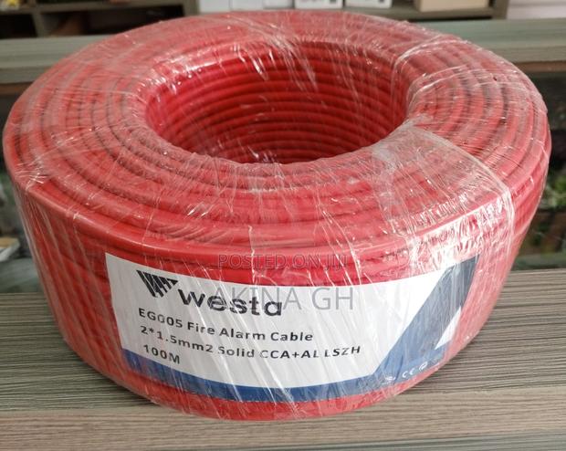 Westa Eg005 Fire Alarm Cable 2*1.5mm Solid Cca 100m · Photo 2
