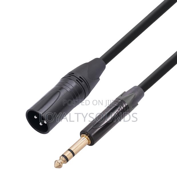 XLR Male to TRS Monitor Cable 3 Meters · Photo 1