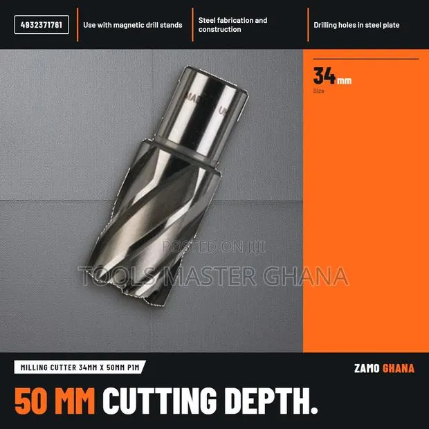 Milling Cutter 34Mm X 50Mm P1M - · Photo 1