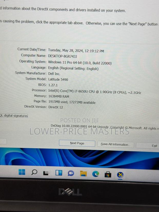 New Laptop Dell Latitude 5490 16GB Intel Core I7 SSD 256GB · Photo 5
