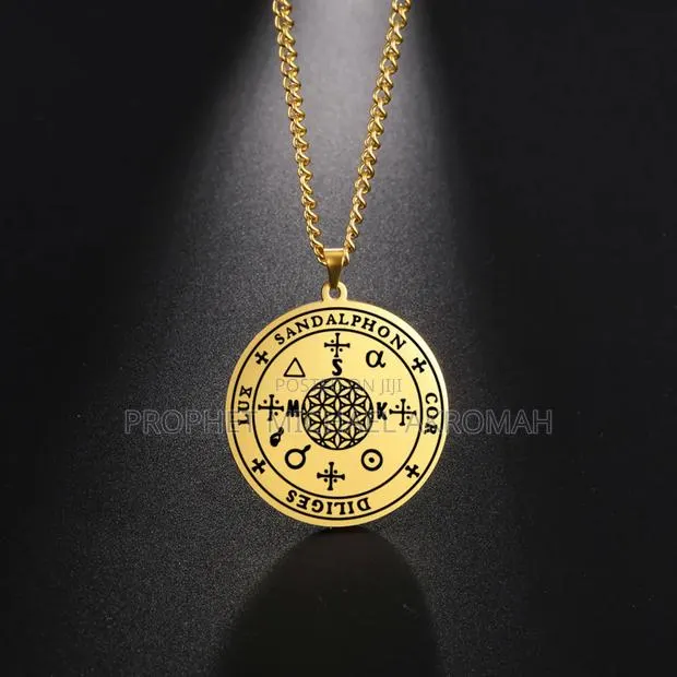 Archangel Sandalphon Seal Necklace Amulet · Photo 1