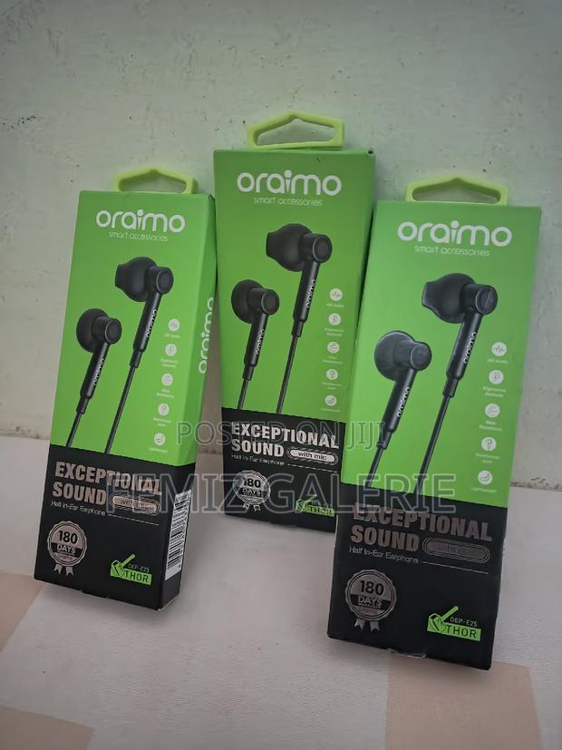 Oraimo Thor Half in-Ear Wired Earphones · Photo 2