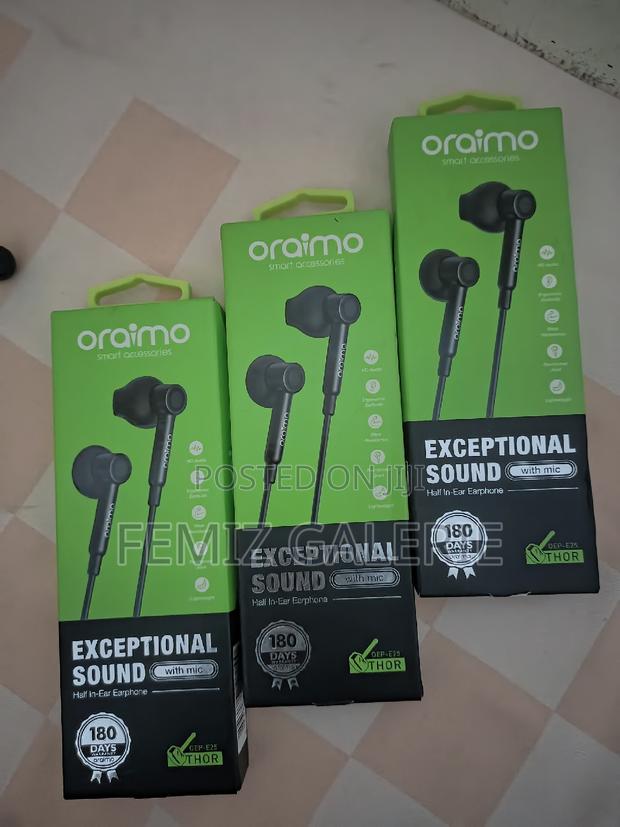 Oraimo Thor Half in-Ear Wired Earphones · Photo 3