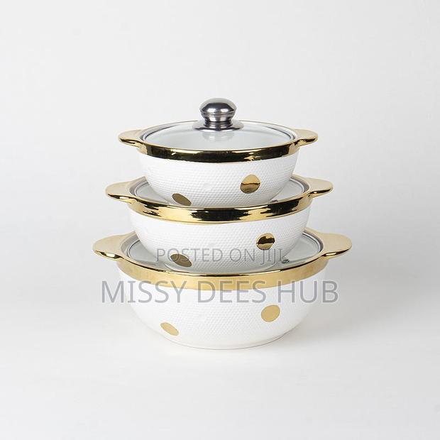 3pcs Ceramic Soup Pot · Photo 3