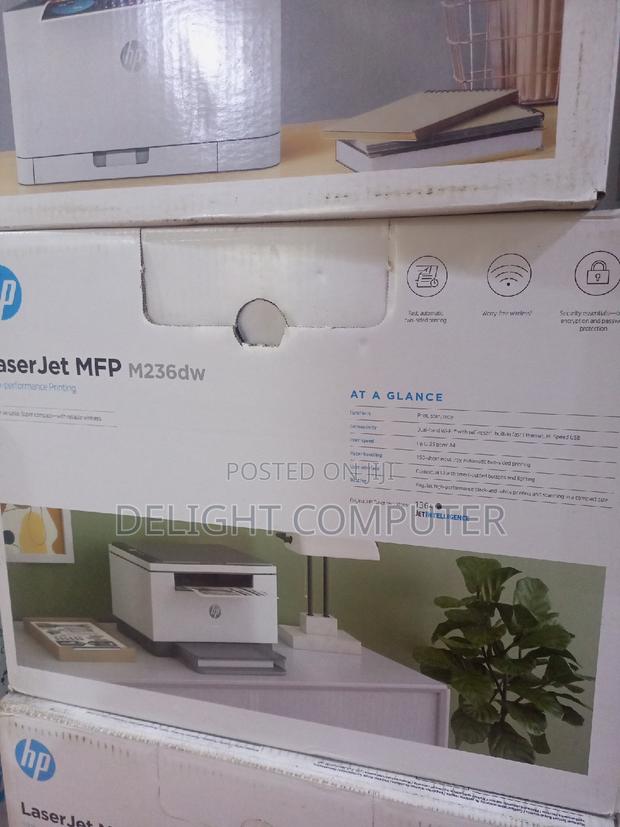 Hp Laserjet Pro 236dw- All in One Black Ad White Printer · Photo 1