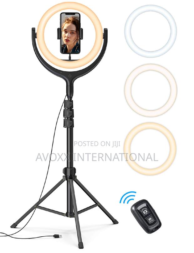 10'' Selfie Ring Light 67'' Tripod Stand - Lamicall Light · Photo 1